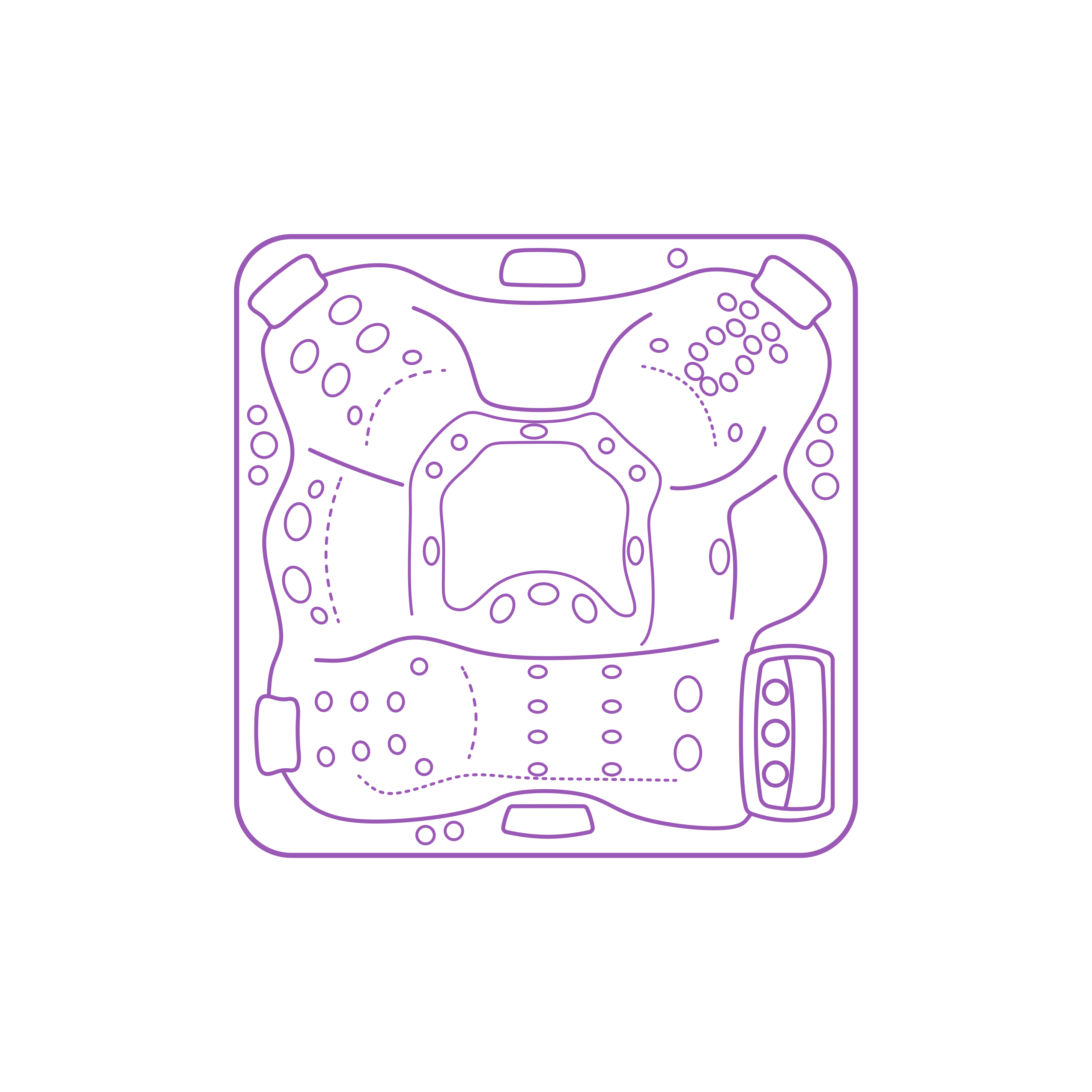 Fixtures Hot Tub Jacuzzi Sundance Cameo Spa Line Art Svg Vector Free Vectors
